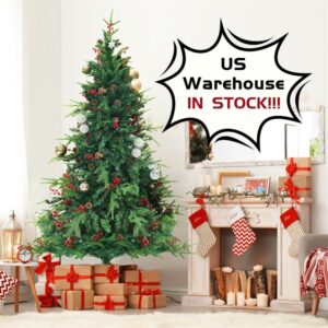 PVC Artificial Snow Christmas Tree Cedar Tree Decoration