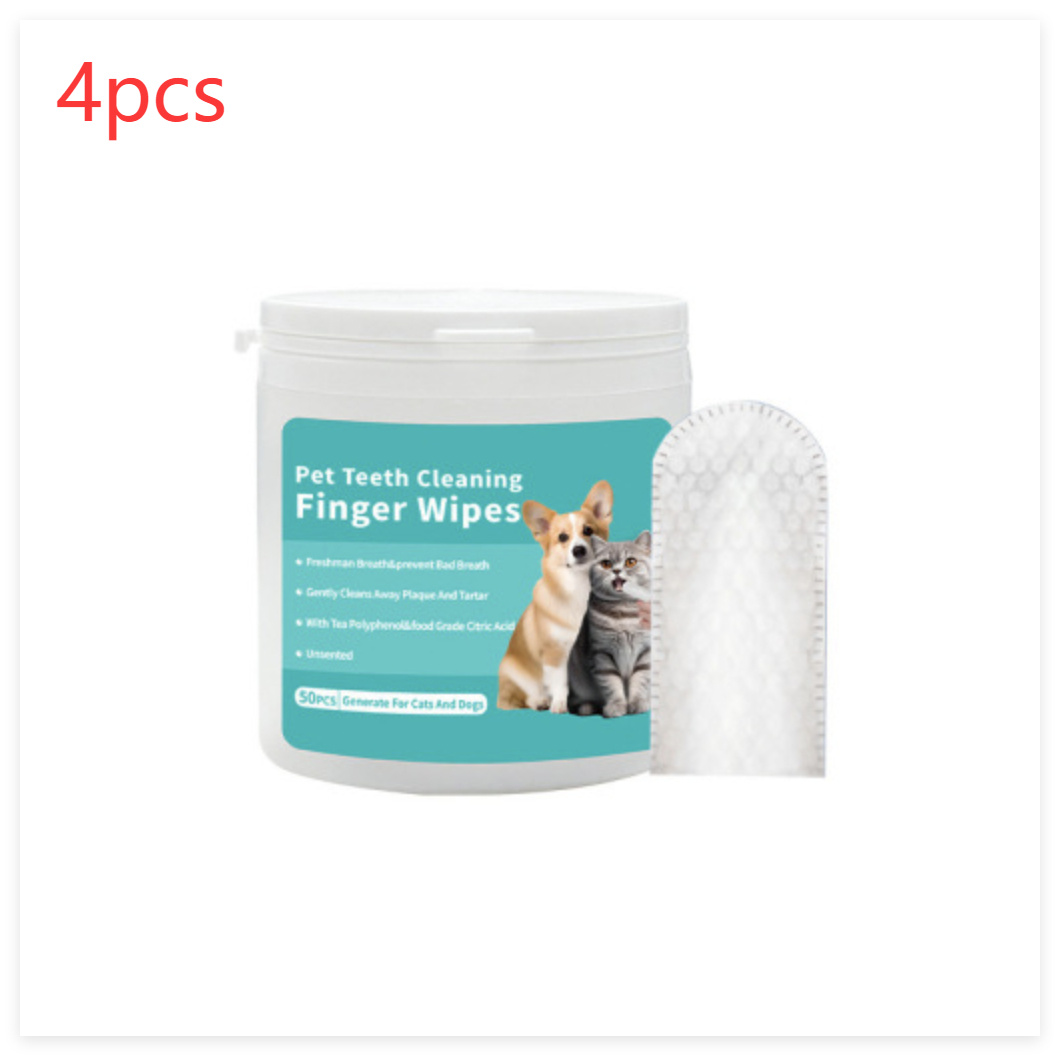 Disposable Pet Teeth Cleaning Wipes Ear Care Fingertips Ear Mite Removal Products 5 Disposable Pet Teeth Cleaning Wipes Ear Care Fingertips Ear Mite Removal Products - Image 5