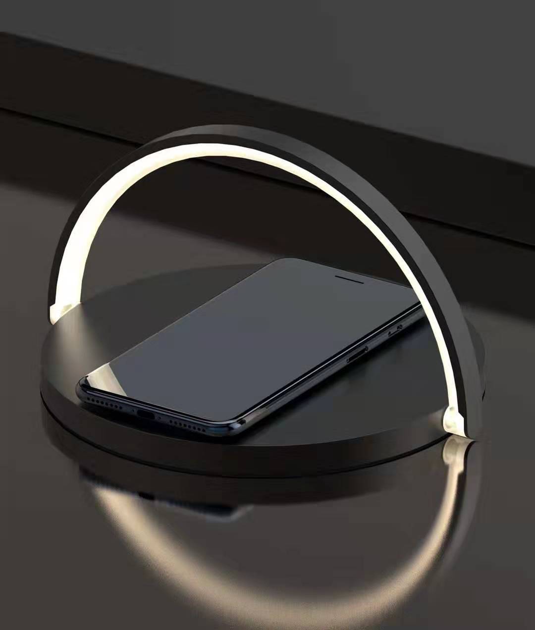 10 W Wireless Charger Block Holder For Smart Phone Foldable Fast Charging Table Phone Stand With LED 4 10 W Wireless Charger Block Holder For Smart Phone Foldable Fast Charging Table Phone Stand With LED - Image 4