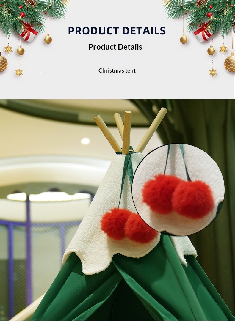 Warm Semi-Enclosed Winter House Christmas Tree Pet Bed 40 Warm Semi-Enclosed Winter House Christmas Tree Pet Bed - Image 10