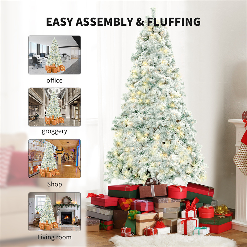 PVC Artificial Snow Christmas Tree Cedar Tree Decoration 9 PVC Artificial Snow Christmas Tree Cedar Tree Decoration - Image 9