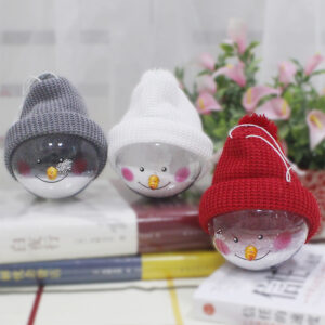 Christmas Decorations Snowman Toys Plastic Pendant