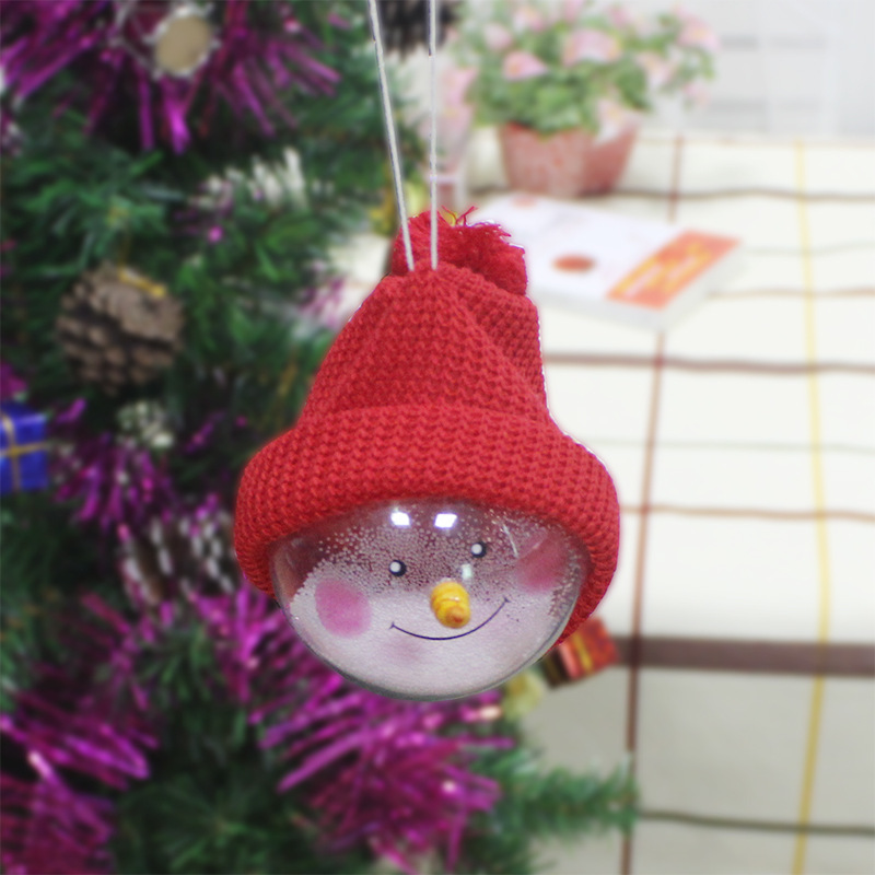 Christmas Decorations Snowman Toys Plastic Pendant 6 Christmas Decorations Snowman Toys Plastic Pendant - Image 6