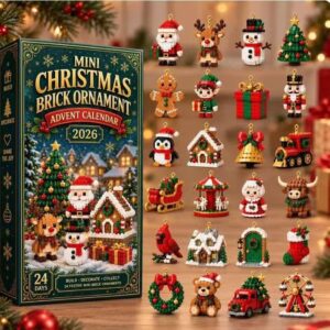 24 Day Mini Christmas Brick Ornament Advent Calendar