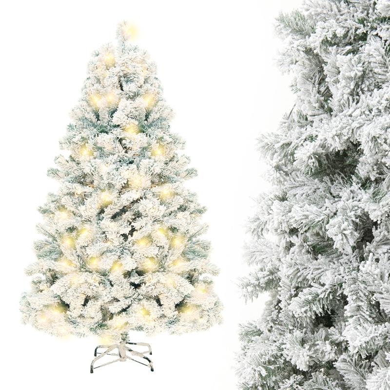 PVC Artificial Snow Christmas Tree Cedar Tree Decoration 2 PVC Artificial Snow Christmas Tree Cedar Tree Decoration - Image 2