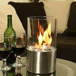 Tabletop Fire Pit Concrete Rubbing Alcohol Mini Fireplace