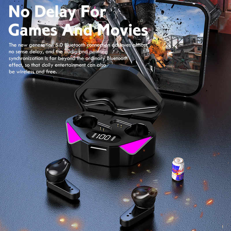 Wireless Gaming Headphone Bluetooth Earphones HIFI Sound E-Sport Game Headset With Mic 4 Wireless Gaming Headphone Bluetooth Earphones HIFI Sound E-Sport Game Headset With Mic - Image 4