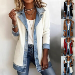 Denim Patchwork Jacket