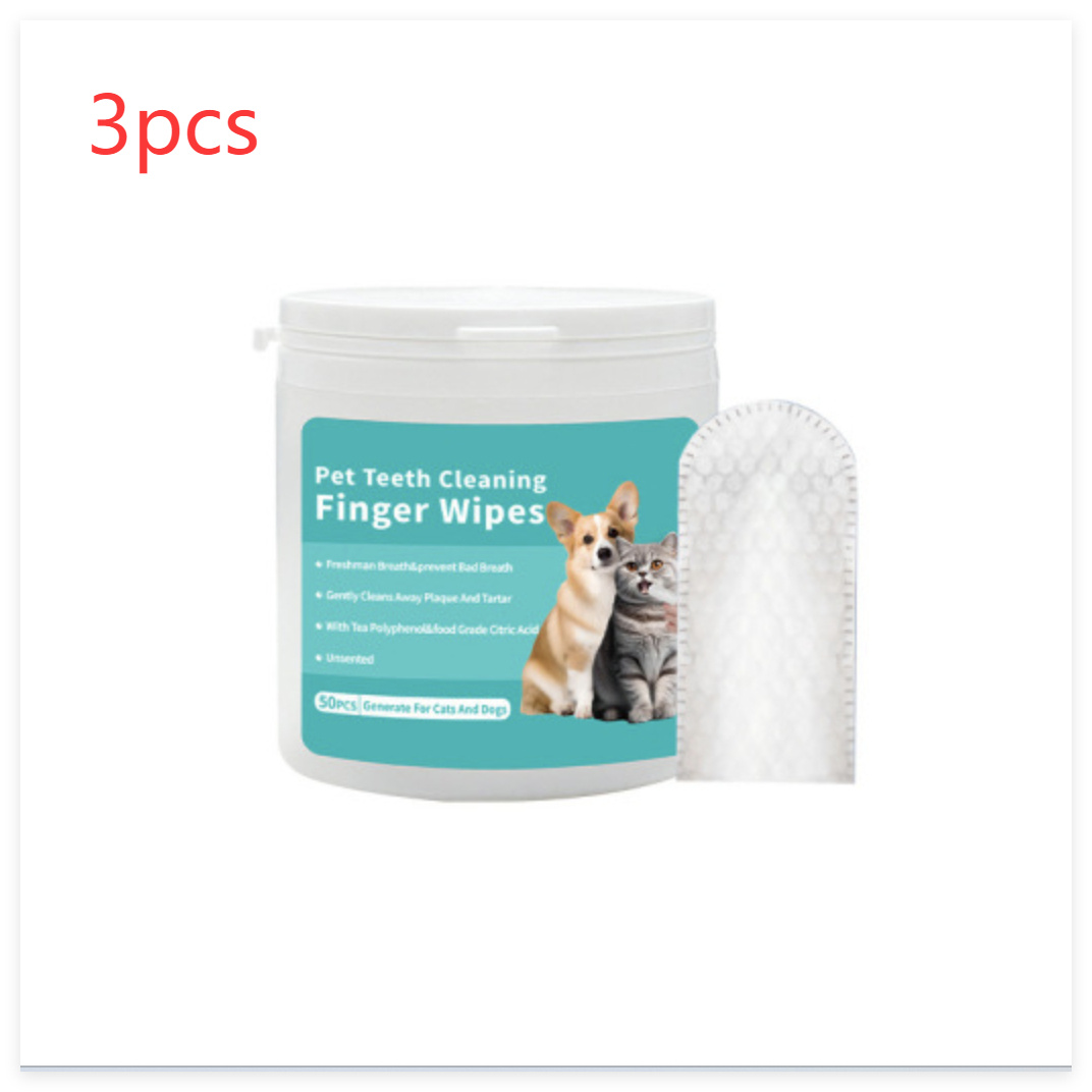 Disposable Pet Teeth Cleaning Wipes Ear Care Fingertips Ear Mite Removal Products 4 Disposable Pet Teeth Cleaning Wipes Ear Care Fingertips Ear Mite Removal Products - Image 4