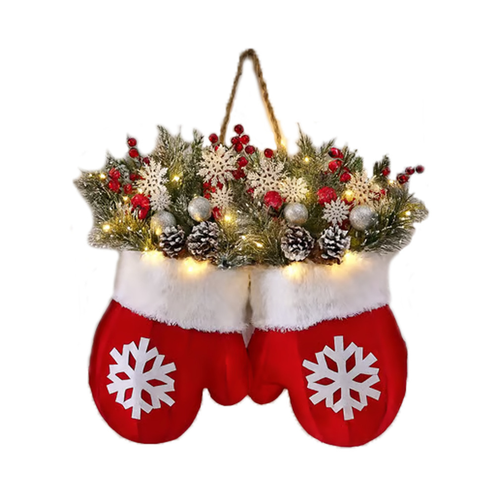 Christmas Garland Creative Glove Shaped 4 Christmas Garland Creative Glove Shaped - Image 4