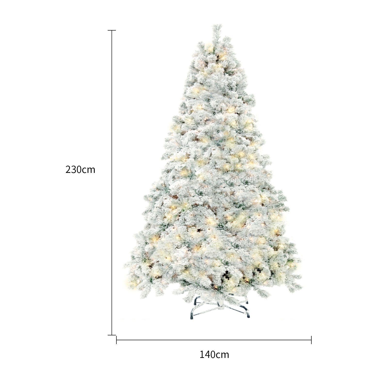 PVC Artificial Snow Christmas Tree Cedar Tree Decoration 7 PVC Artificial Snow Christmas Tree Cedar Tree Decoration - Image 7