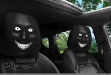 Spooky Car Headrest Cover 8 Spooky Car Headrest Cover - Image 8