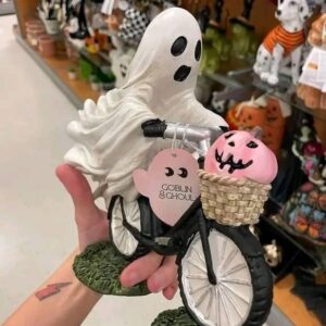 Halloween Ghost And Pumpkin Decorative Resin Decoration