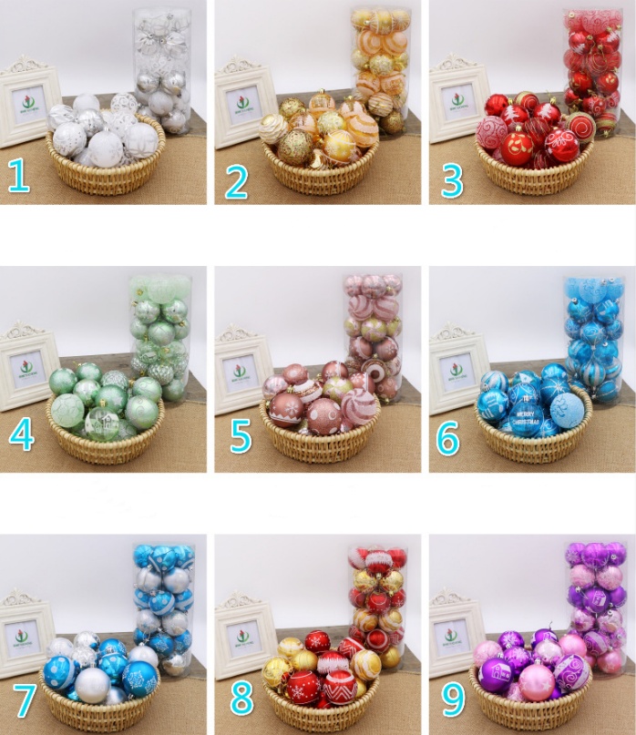 Bright Ball, 6 cm 24, Christmas Tree Decoration 3 Bright Ball, 6 cm 24, Christmas Tree Decoration - Image 3