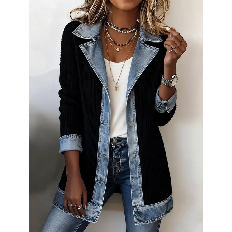 Denim Patchwork Jacket 7 Denim Patchwork Jacket - Image 7