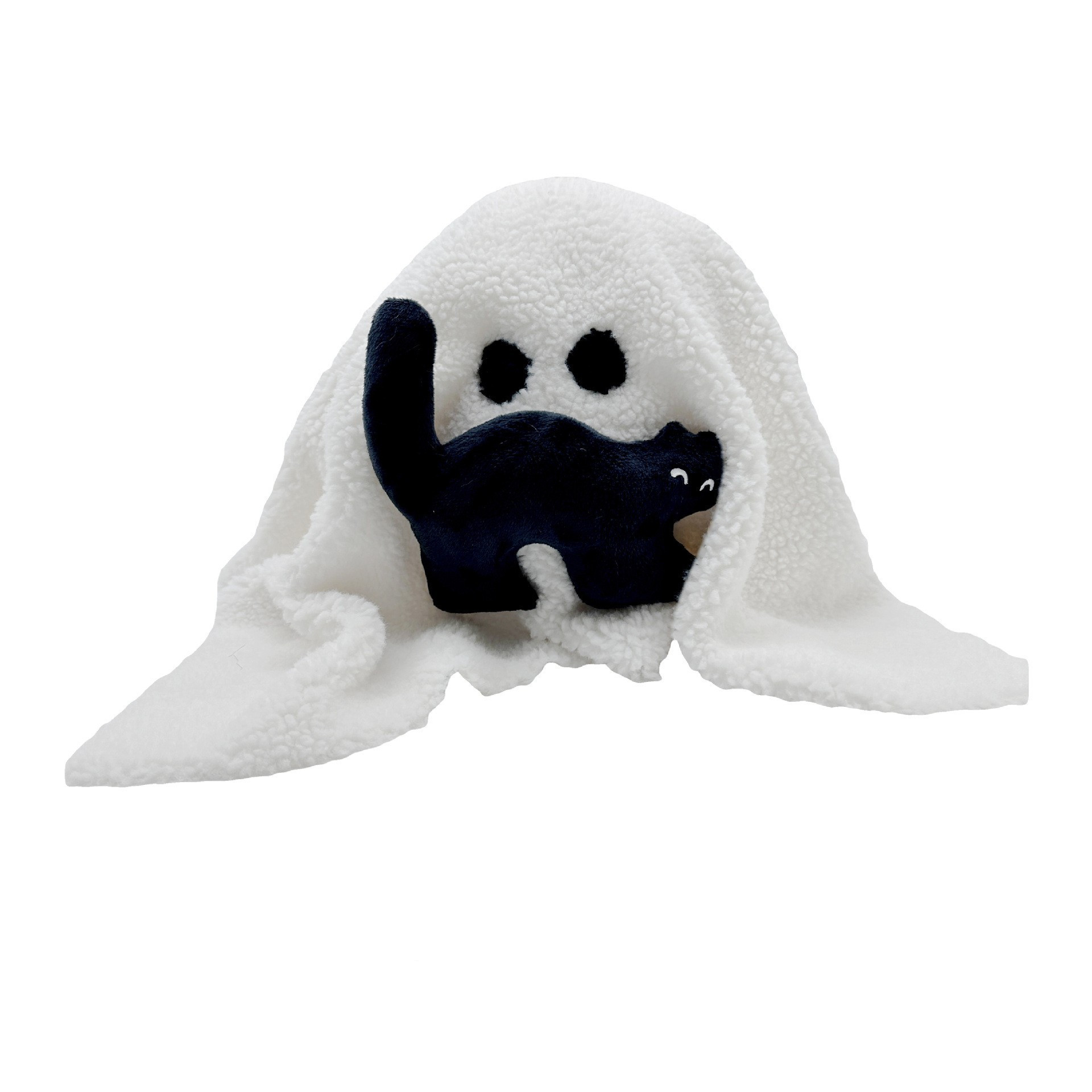Ghost With Pumpkin Pillow Plush Throw 7 Ghost With Pumpkin Pillow Plush Throw - Image 7
