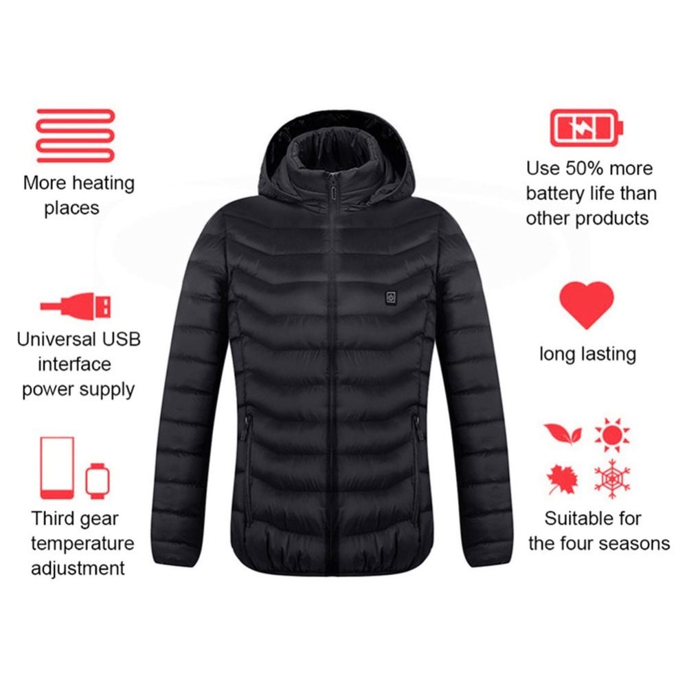 USB Heated Jacket Vest For Men 7 USB Heated Jacket Vest For Men - Image 7