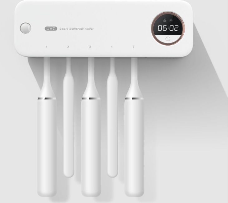 UV Toothbrush Holder With LED Display Drying Wall-mounted 6 UV Toothbrush Holder With LED Display Drying Wall-mounted - Image 6