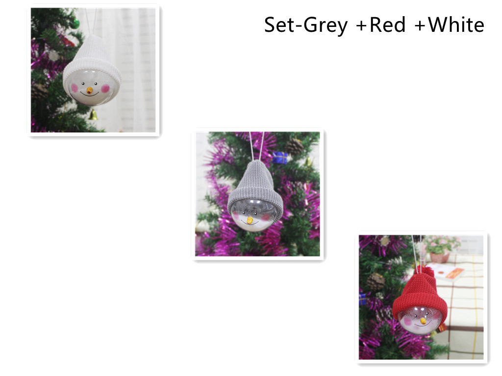 Christmas Decorations Snowman Toys Plastic Pendant 3 Christmas Decorations Snowman Toys Plastic Pendant - Image 3