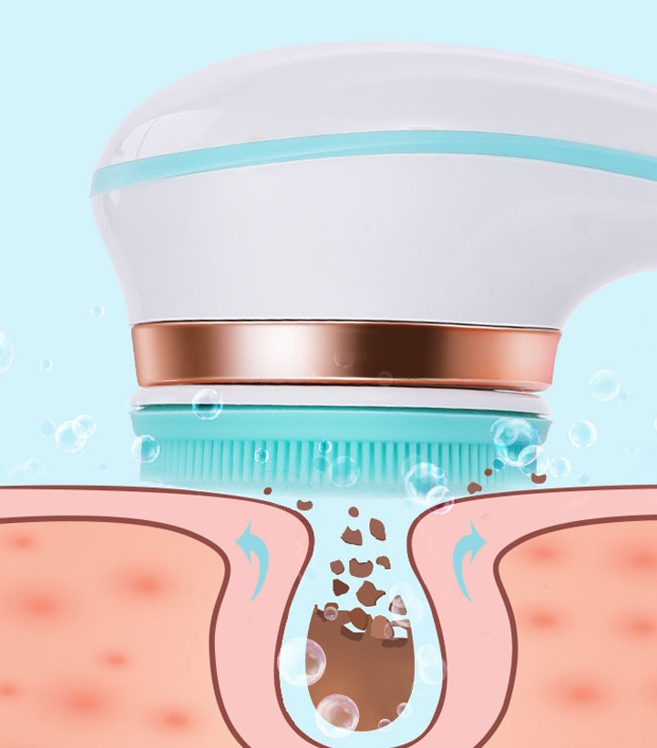Electric Silicone Back Rotating Scrubber USB Rechargeable 2 Speed 6 Electric Silicone Back Rotating Scrubber USB Rechargeable 2 Speed - Image 6
