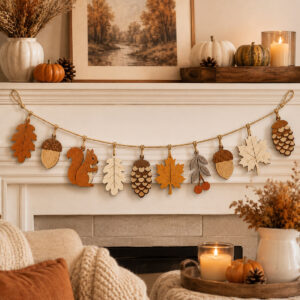 Christmas Wooden Hanging Ornament Decor