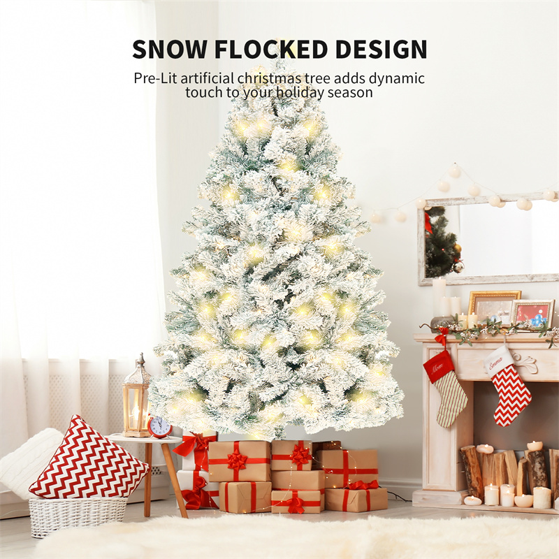 PVC Artificial Snow Christmas Tree Cedar Tree Decoration 8 PVC Artificial Snow Christmas Tree Cedar Tree Decoration - Image 8