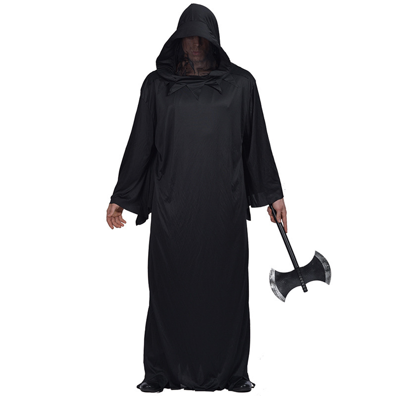 Halloween Cold Black Robe Props Costume 8 Halloween Cold Black Robe Props Costume - Image 8