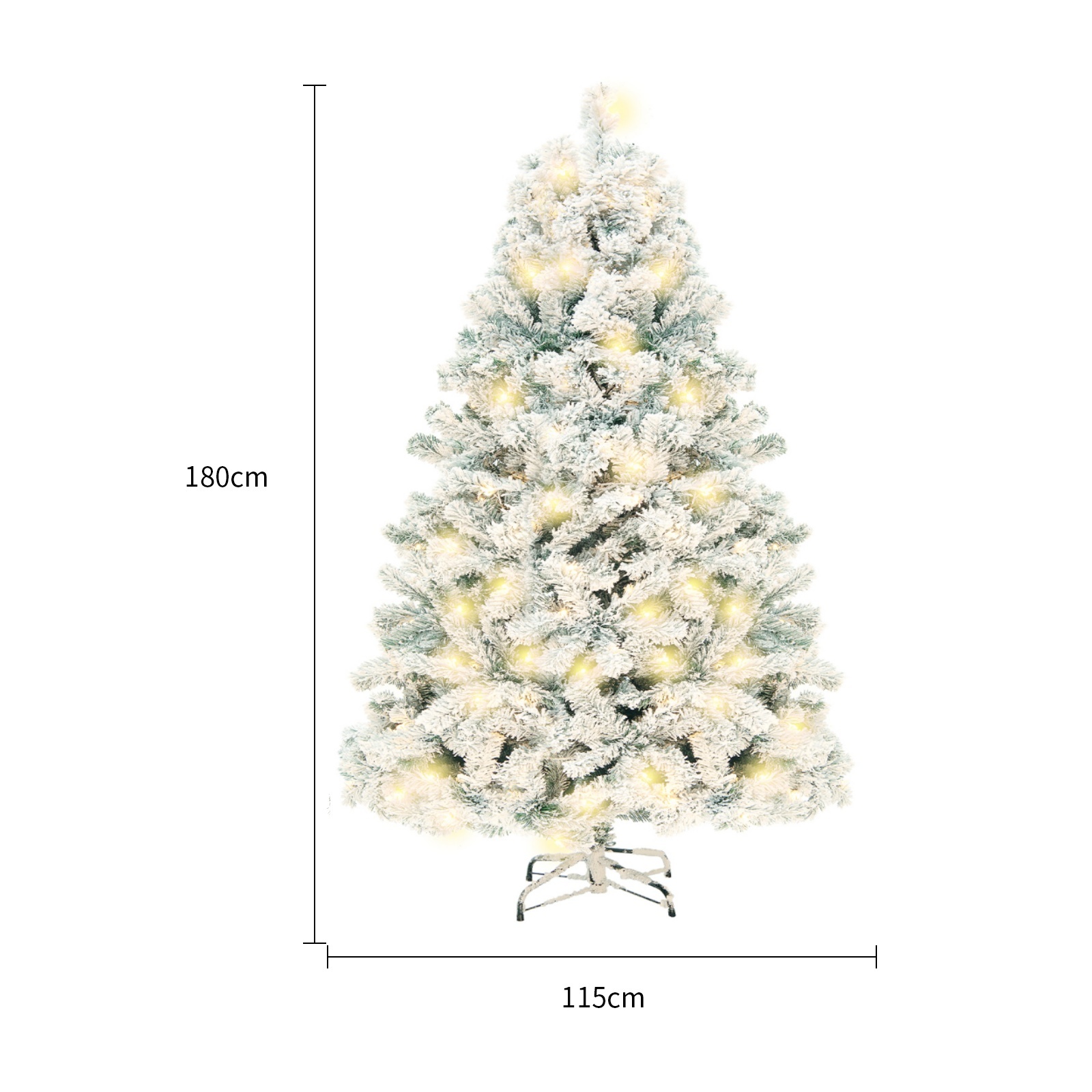 PVC Artificial Snow Christmas Tree Cedar Tree Decoration 5 PVC Artificial Snow Christmas Tree Cedar Tree Decoration - Image 5