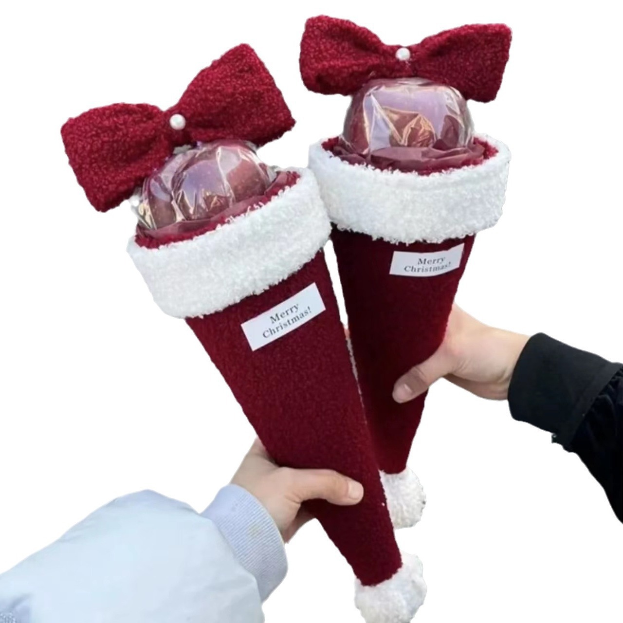 Christmas Eve Single Bow Fruit Bouquet 8 Christmas Eve Single Bow Fruit Bouquet - Image 8
