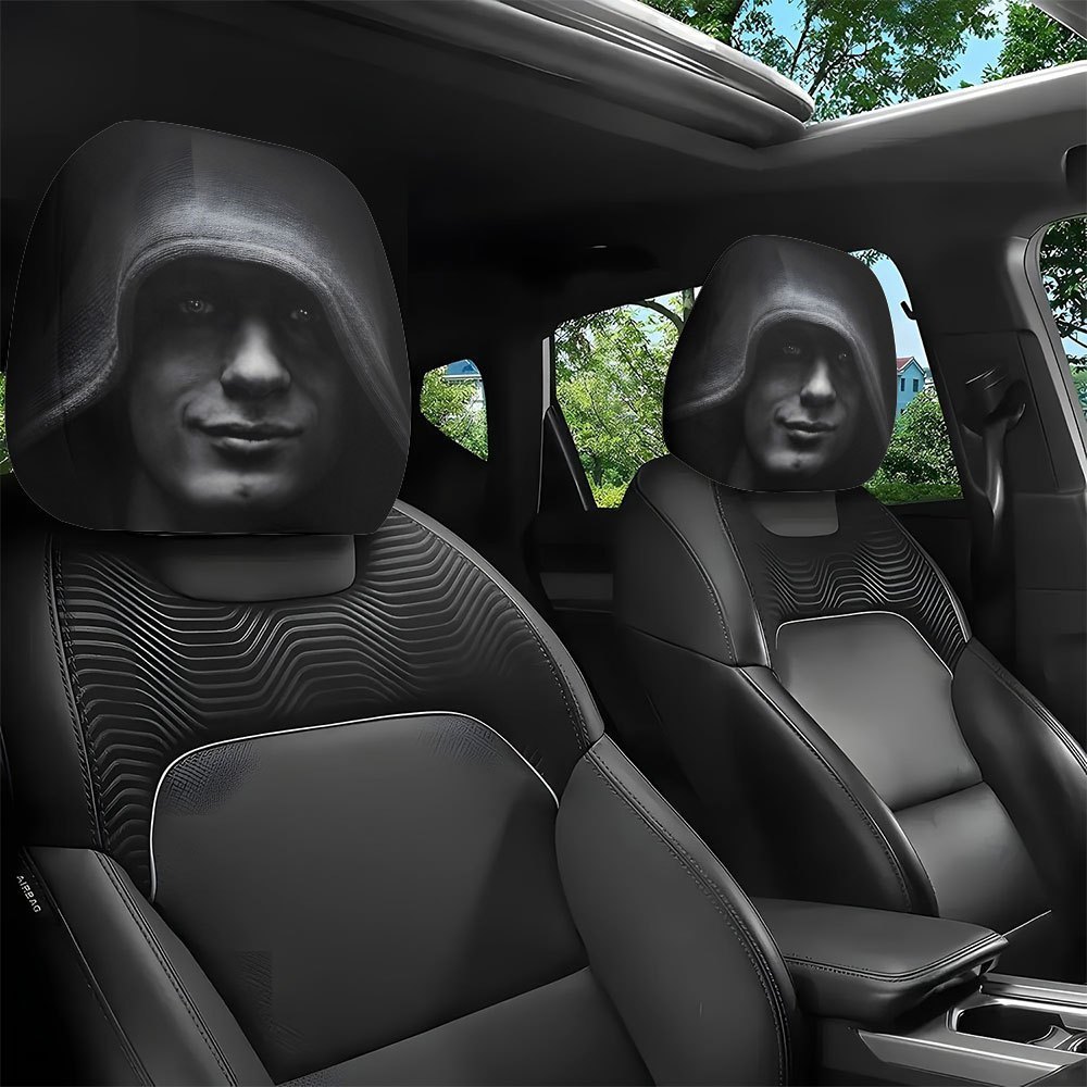 Spooky Car Headrest Cover 4 Spooky Car Headrest Cover - Image 4