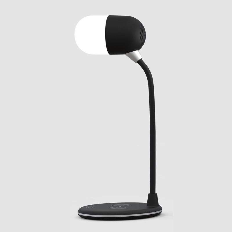 3 IN 1 Desk Lamp With Qi Wireless Charger 5W Bluetooth Speaker USB Dimmable 5 3 IN 1 Desk Lamp With Qi Wireless Charger 5W Bluetooth Speaker USB Dimmable - Image 5