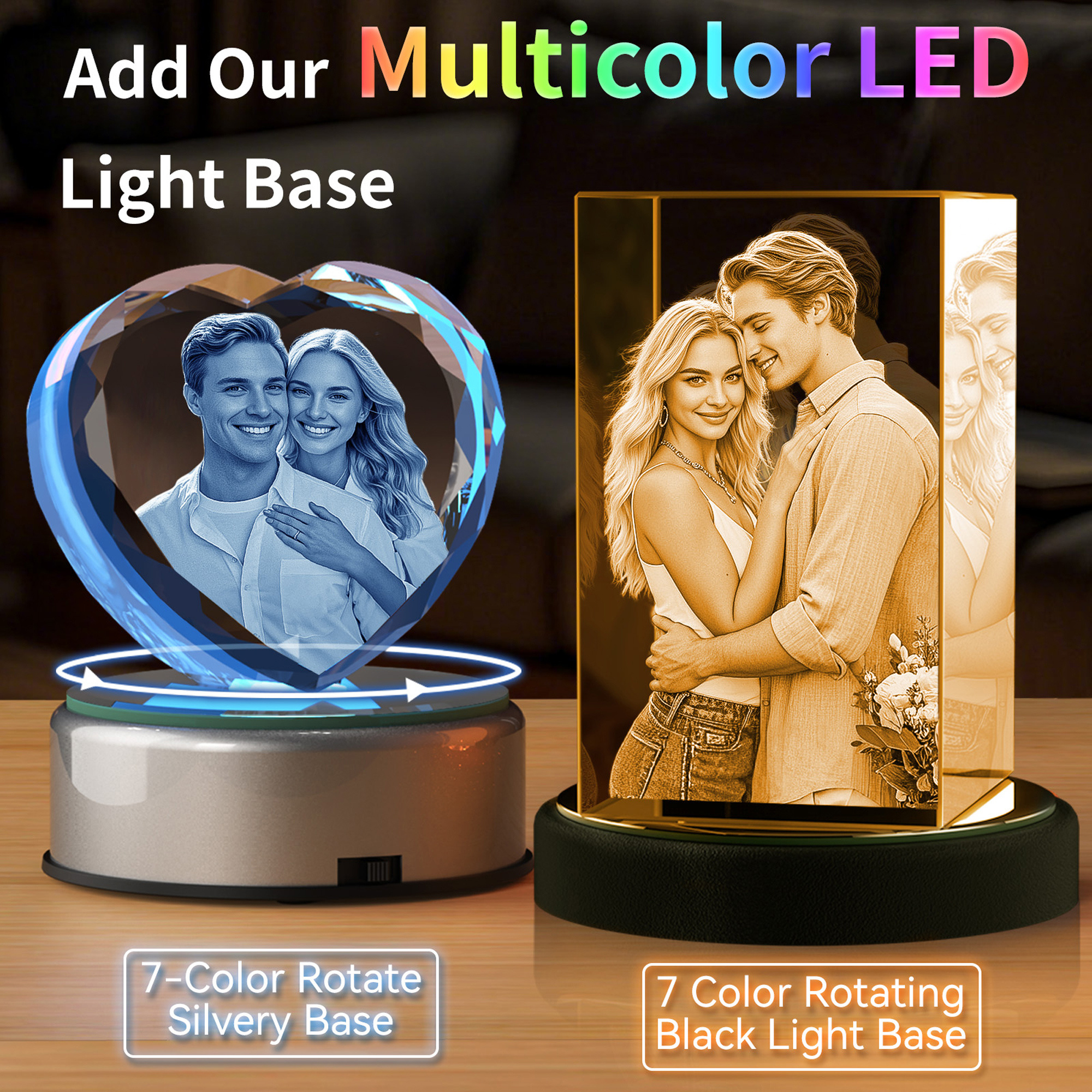 3D Crystal Photo, Laser Engraved Custom Picture Gift 9 3D Crystal Photo, Laser Engraved Custom Picture Gift - Image 9