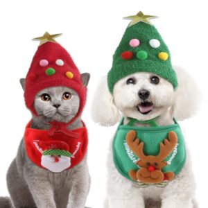 Pet Christmas Tree Hat Shape