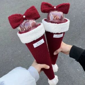 Christmas Eve Single Bow Fruit Bouquet
