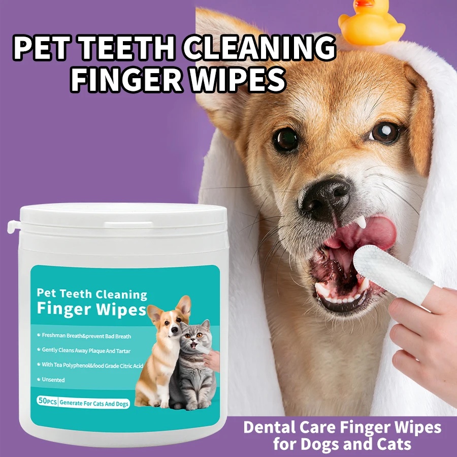 Disposable Pet Teeth Cleaning Wipes Ear Care Fingertips Ear Mite Removal Products 1 Disposable Pet Teeth Cleaning Wipes Ear Care Fingertips Ear Mite Removal Products