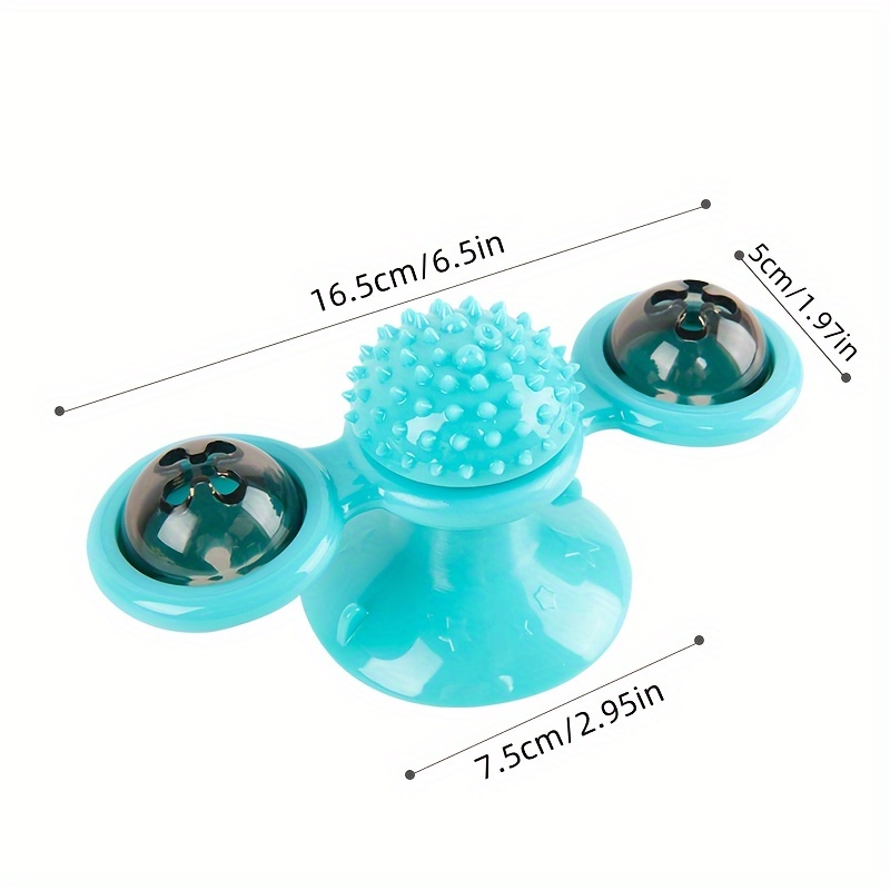 Rotating Interactive Windmill Cat Toy With Suction Cup 6 Rotating Interactive Windmill Cat Toy With Suction Cup - Image 6