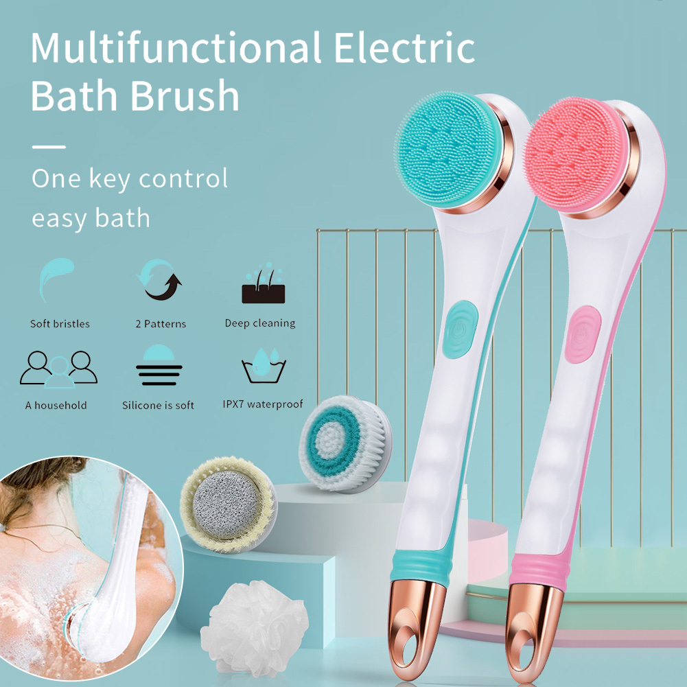 Electric Silicone Back Rotating Scrubber USB Rechargeable 2 Speed 10 Electric Silicone Back Rotating Scrubber USB Rechargeable 2 Speed - Image 10