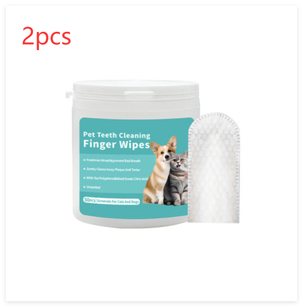 Disposable Pet Teeth Cleaning Wipes Ear Care Fingertips Ear Mite Removal Products 3 Disposable Pet Teeth Cleaning Wipes Ear Care Fingertips Ear Mite Removal Products - Image 3