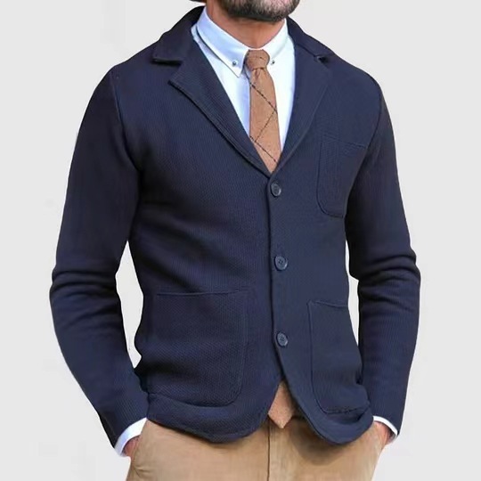 Slim-fitting English Formal Wear Suit 8 Slim-fitting English Formal Wear Suit - Image 8